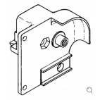 ADJ Guide and Roller Mount 0040-10270